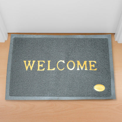 Welcome Door Mat for Home Entrance Outdoor Mat   For Bedroom, Living Room (23x15 Inch) signaturekarts