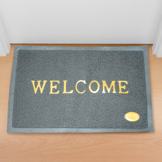 Welcome Door Mat for Home Entrance Outdoor Mat   For Bedroom, Living Room (23x15 Inch) signaturekarts