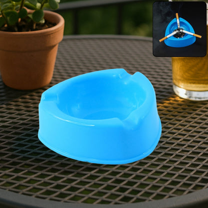 Oblivion Heavy Duty Plastic Ashtray (mix color & 1 Pc) Signature Kart