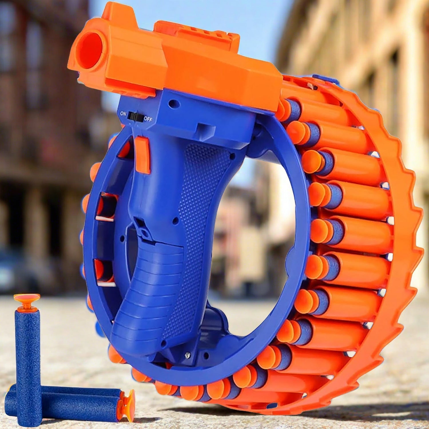 Amazing Toy Gun, Electric Gun for Children, 28 Soft Bullets for Youth Safety signaturekarts