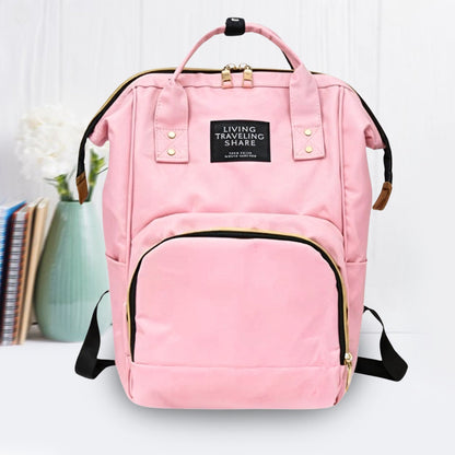 Multipurpose Large Capacity Mom's Backpack Diaper Bag (1 Pc) signaturekarts