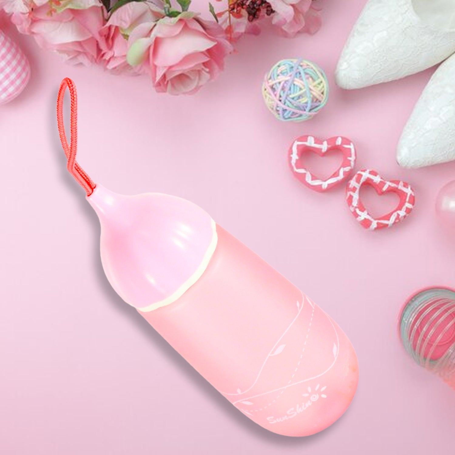Unique Shape Premium Plastic water bottle With Dori  (1 Pc / 550 ML) signaturekarts