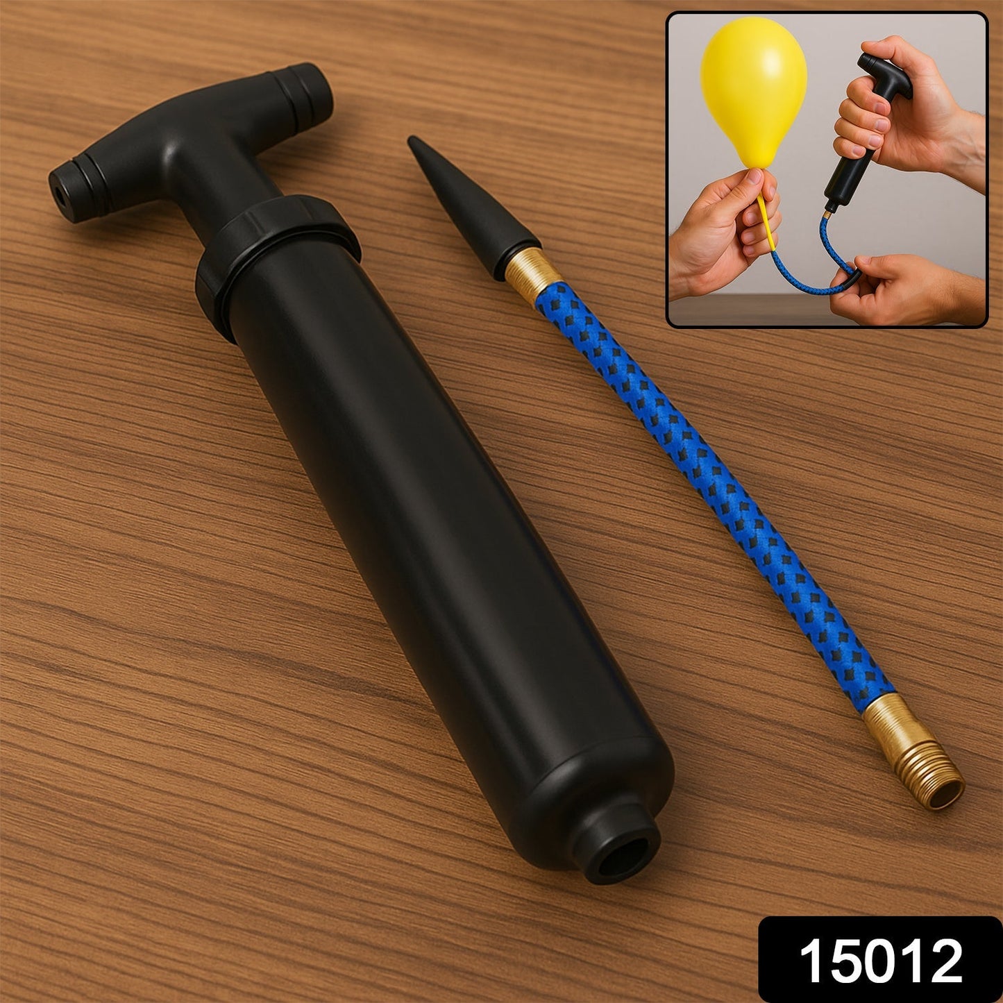 Portable Air Ball Inflatable Kit With PIN Plastic & Metal (1 Pc With Pin) signaturekarts