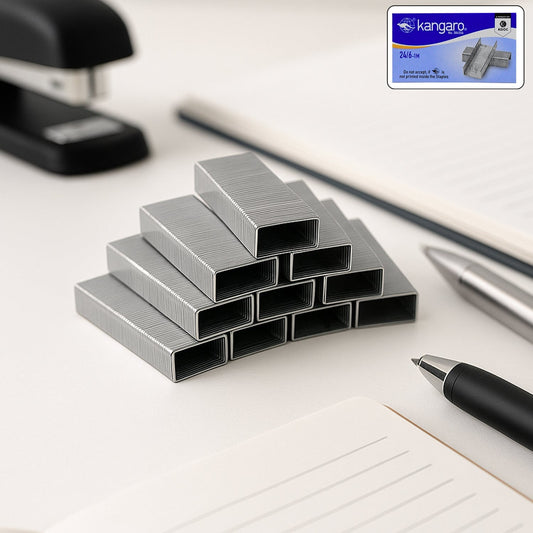Kangaro 24/6-1M High-Quality Staples – Durable Steel Pins signaturekarts