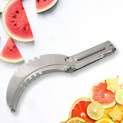 3-in-1 Watermelon Knife Set – Cantaloupe Slicer, Corer & Fruit Cutter signaturekarts
