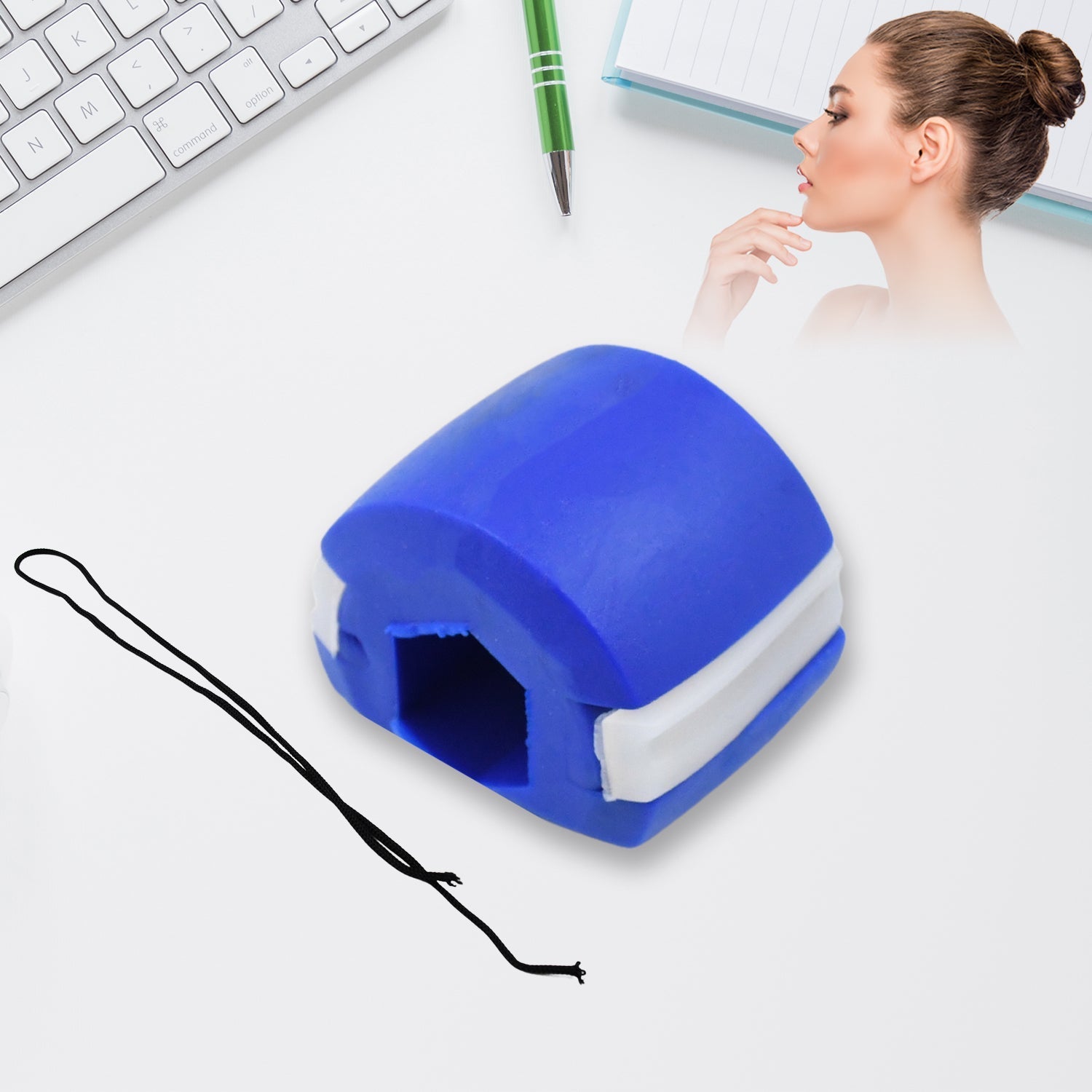 Dark Blue Mouth Exerciser – Fast Jaw Sculpting & Chisel Trainer signaturekarts