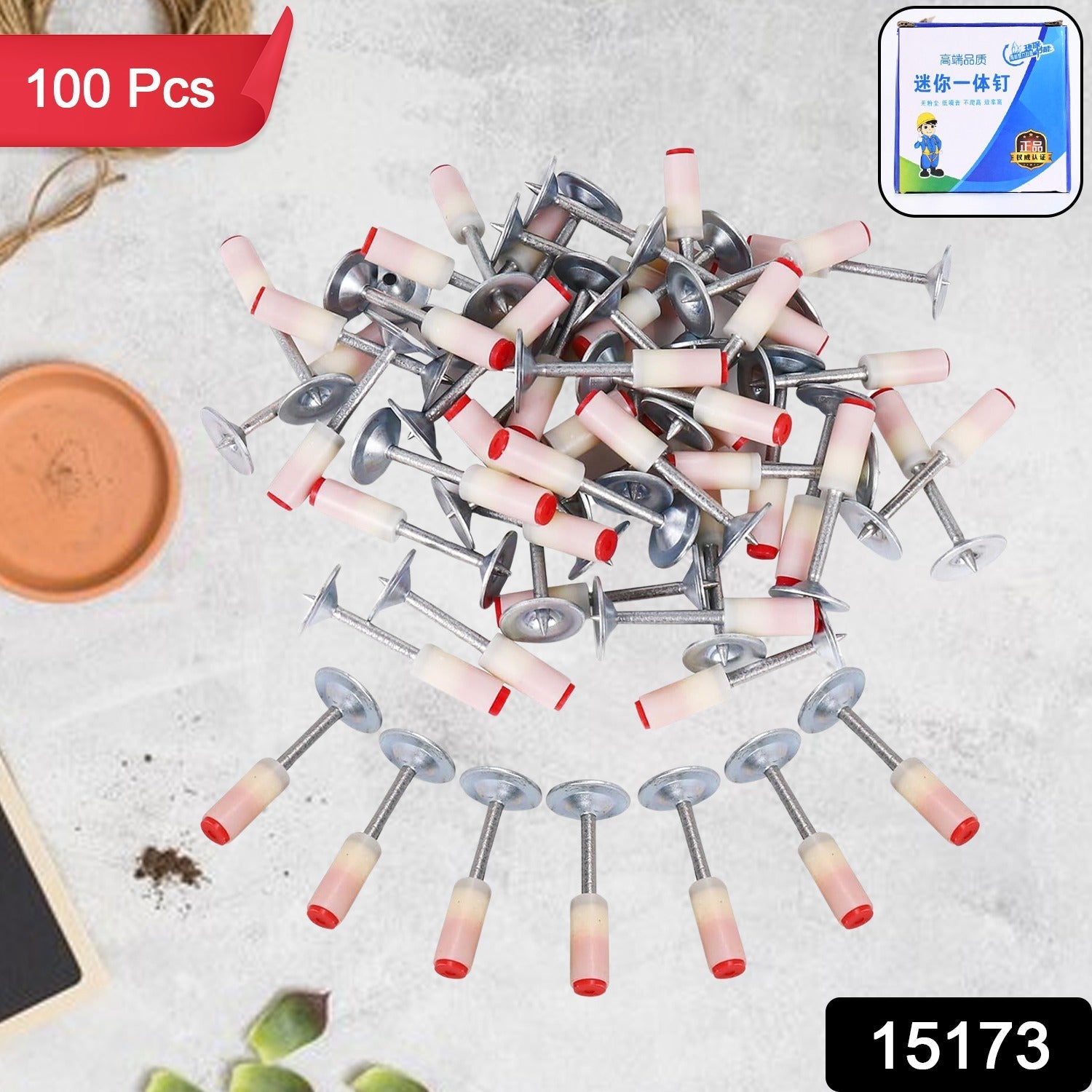 Round Nails for Mini Steel Nails For Gun (100 Pcs Set) Signaturekarts