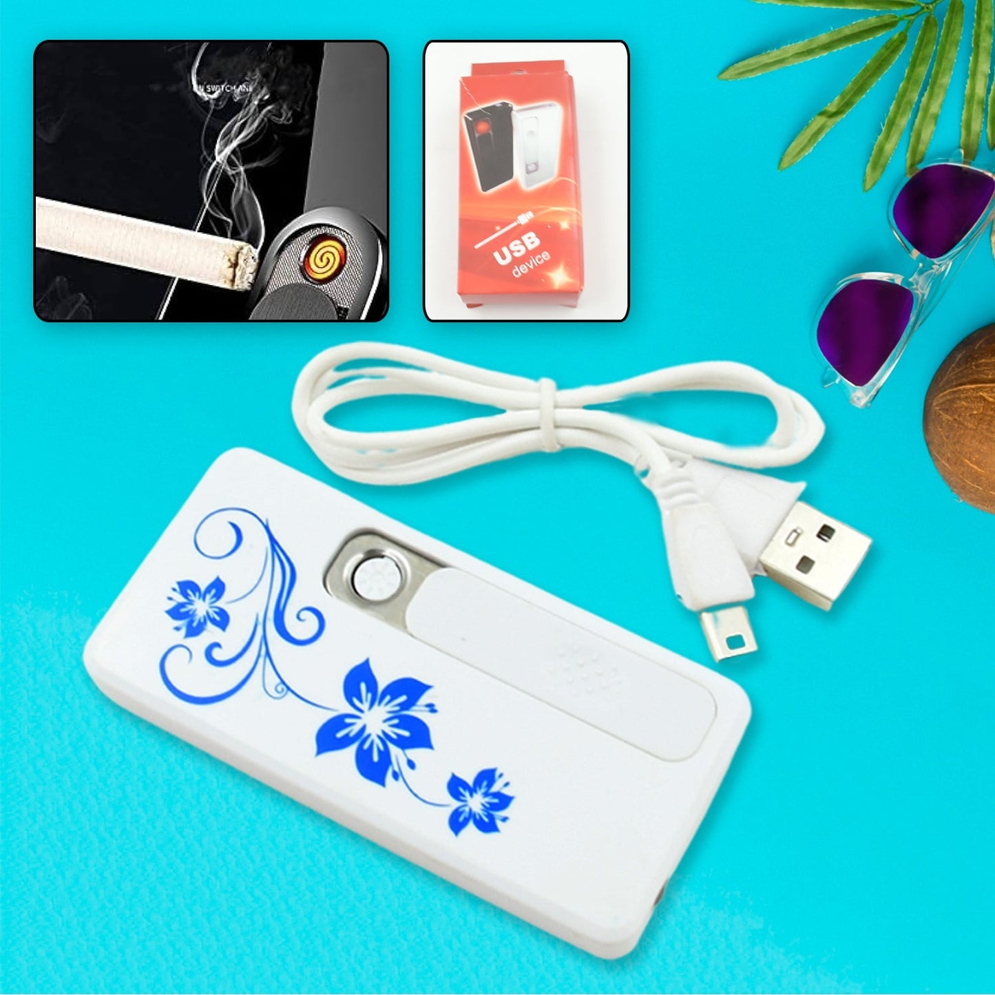 Stylish Electric USB Lighter for Men & Women (1 Pc ) signaturekarts