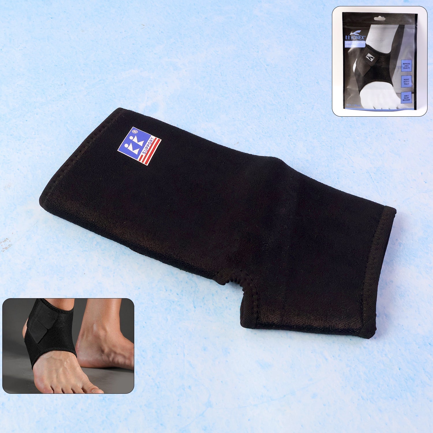 Adjustable Open-Patella Knee Support Brace (1 Pc) signaturekarts