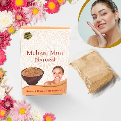 80gram Herbal Tan Removing Multani Mitti Face Pack For Skin Care Age Group signaturekarts