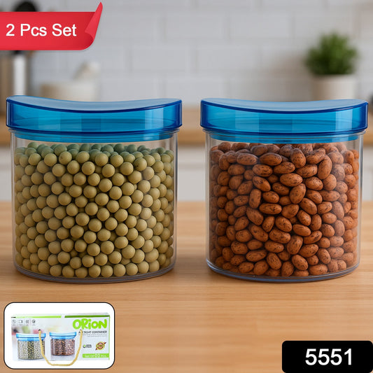 Air Tight & Unbreakable Kitchen Jar Set (2 Pcs Set) signaturekarts