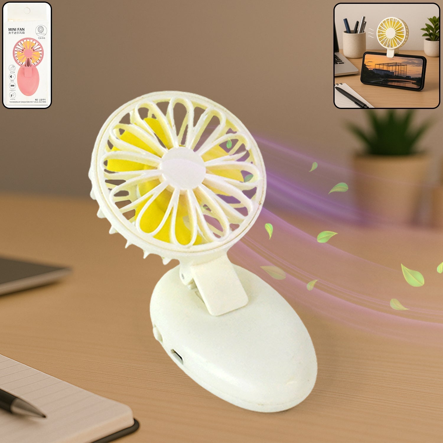 Mini USB Handheld Fan – Portable Rechargeable Mini Fan for Home & Travel signaturekarts