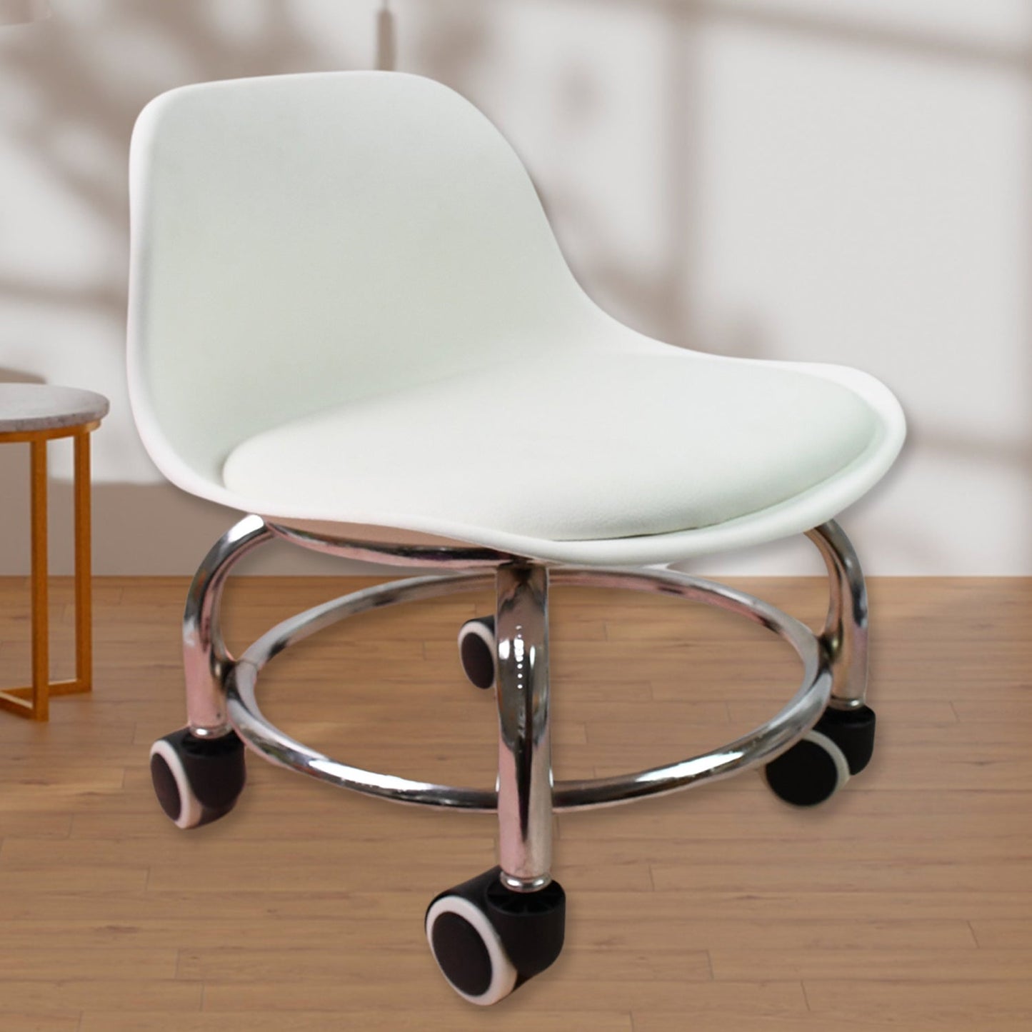 Heavy Duty Round Rolling Stool with Wheels Pedicure Stool (1 pc) Signaturekarts