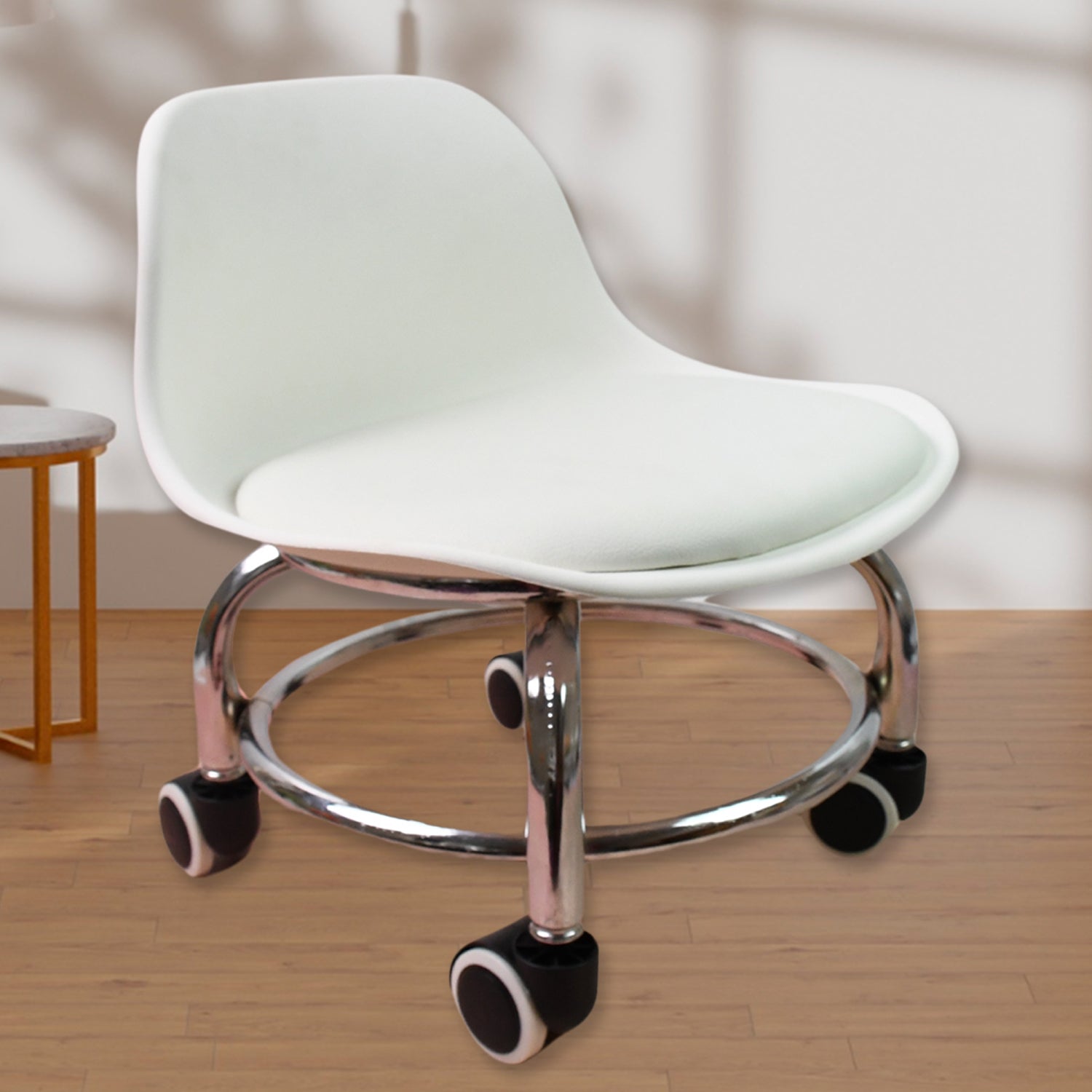 Heavy Duty Round Rolling Stool with Wheels Pedicure Stool (1 pc) Signaturekarts