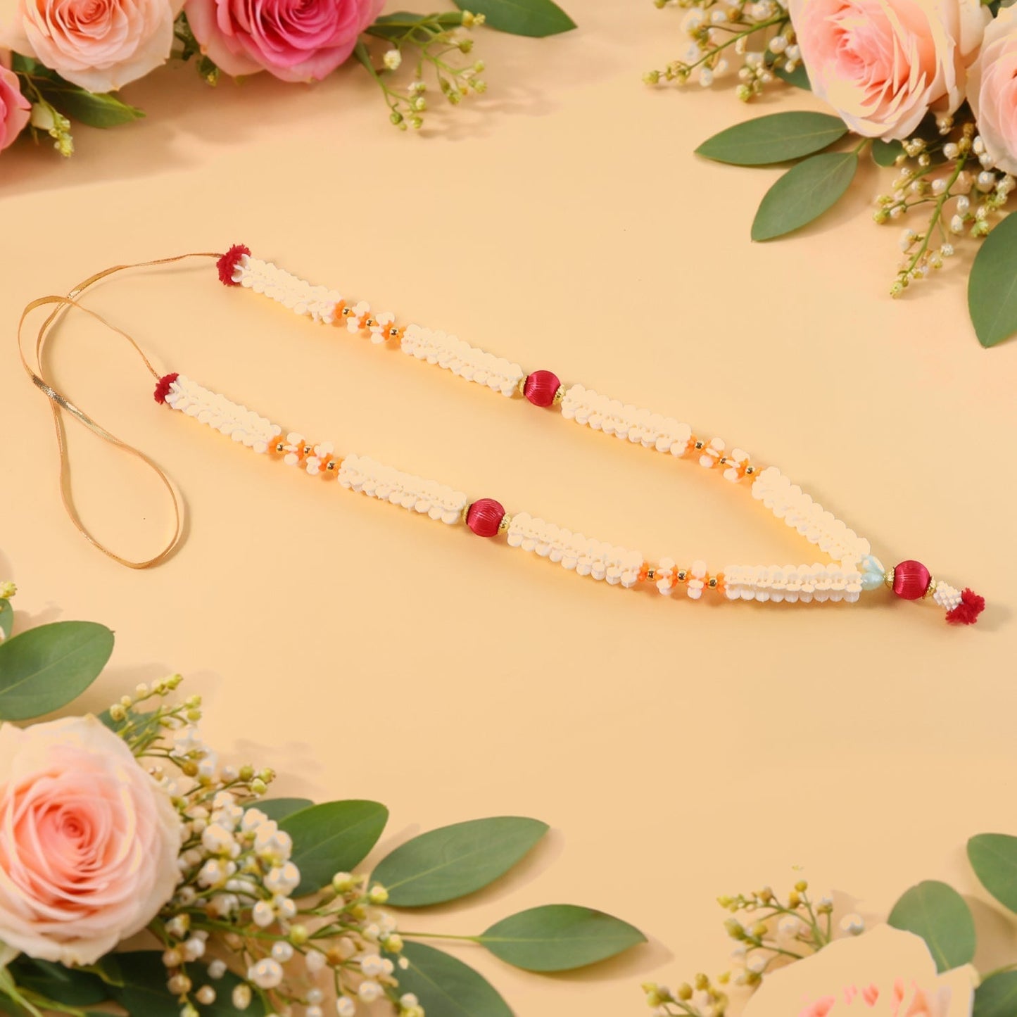 Traditional Decorative Pooja Gajra Garland (1 Pc) The Morsignaturekarts