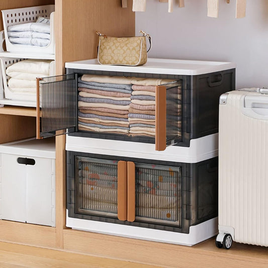 Plastic Folding Wardrobe Storage Organizer (1 Layer / 1 Pc) Signature kart