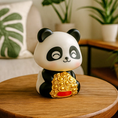 Solar Powered Moving Panda Car Dashboard Decoration – 1 Pc Signaturekarts