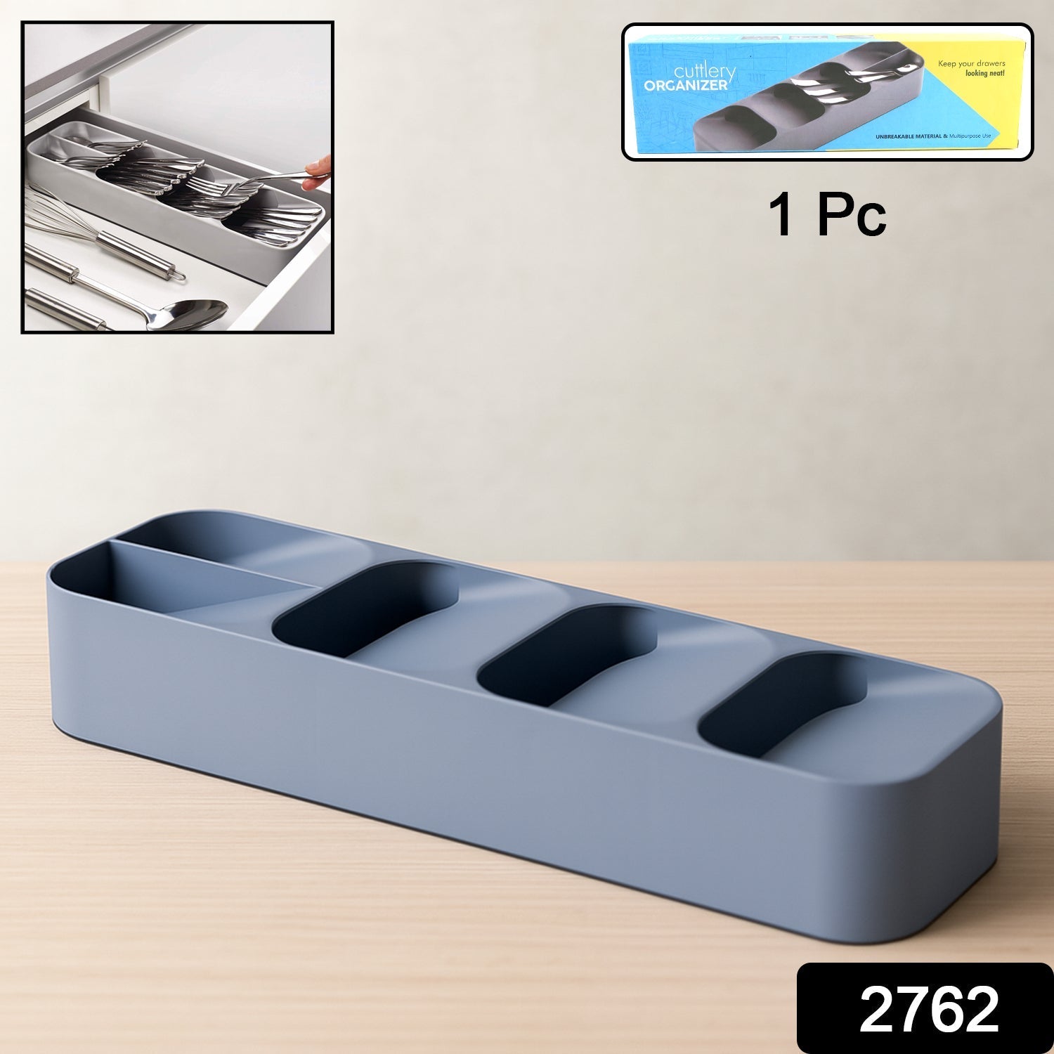 1 Pc Cutlery Tray Box Used For Storing Cutlery Items And Stuffs Easily And Safely Your Brand
