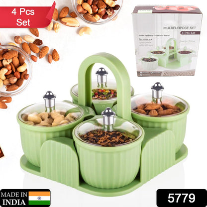 Multipurpose Plastic Storage Container Set: Kitchen Jars, Spices, Cookies signaturekarts