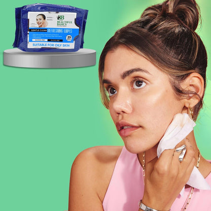 Refreshing Alcohol-Free Wet Wipes – Facial & Body Wipes (25 Pc) signaturekarts
