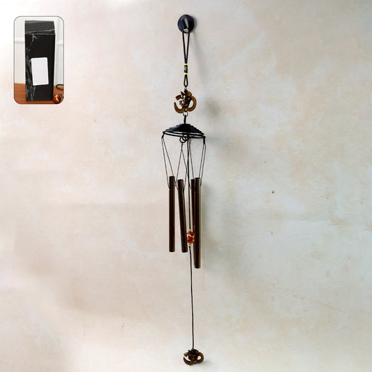 Metal Wind Chime with Om Symbol (1 Pc) signaturekarts
