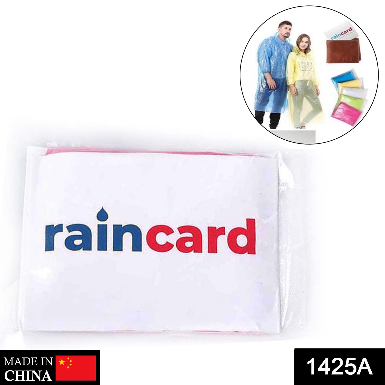 Easy to Carry Emergency Waterproof Rain coat pouch Signature Kart