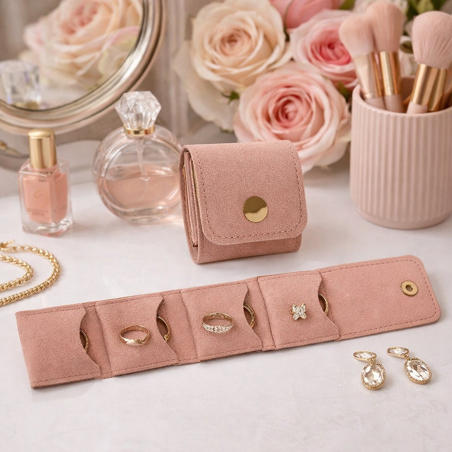 Compact Foldable Jewelry Storage Pouch / Wallet (1 Pc) The Morsignaturekarts