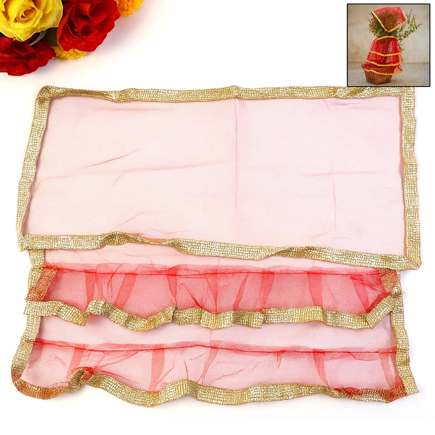 Premium Tulsi Vastra Pooja Cloth – 2-Piece Set The Morsignaturekarts