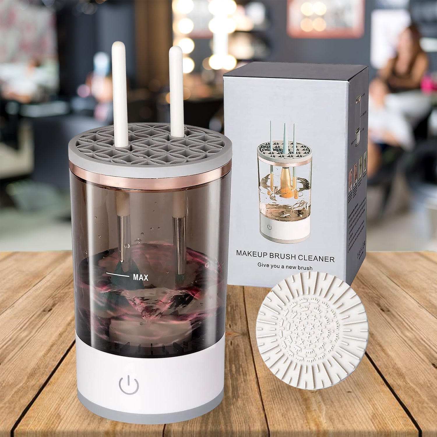 Automatic Makeup Brush Cleaner Fast Electric Brush Cleaner  (1 Pc) signaturekarts