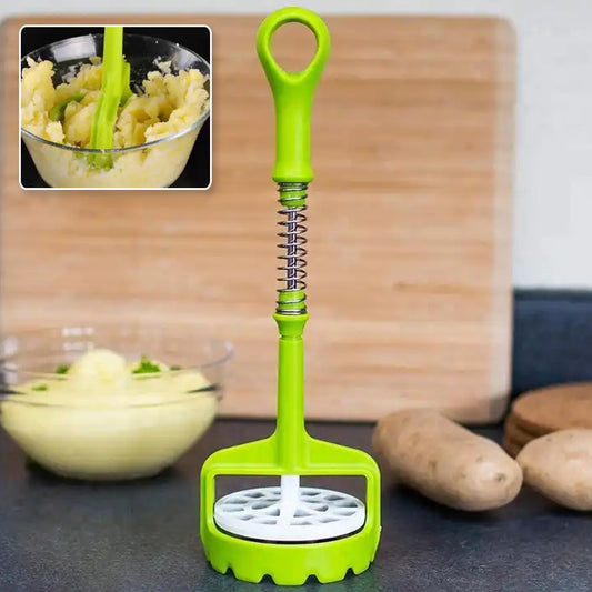 One-Handed Manual Mashed Potato Spring Press Tool signaturekarts