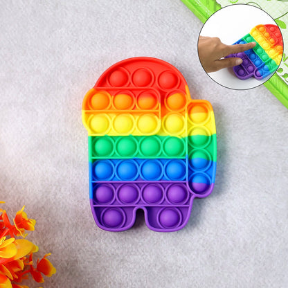 Premium Astronaut Silicone Pop It Fidget Toy (1 Pc) signaturekarts