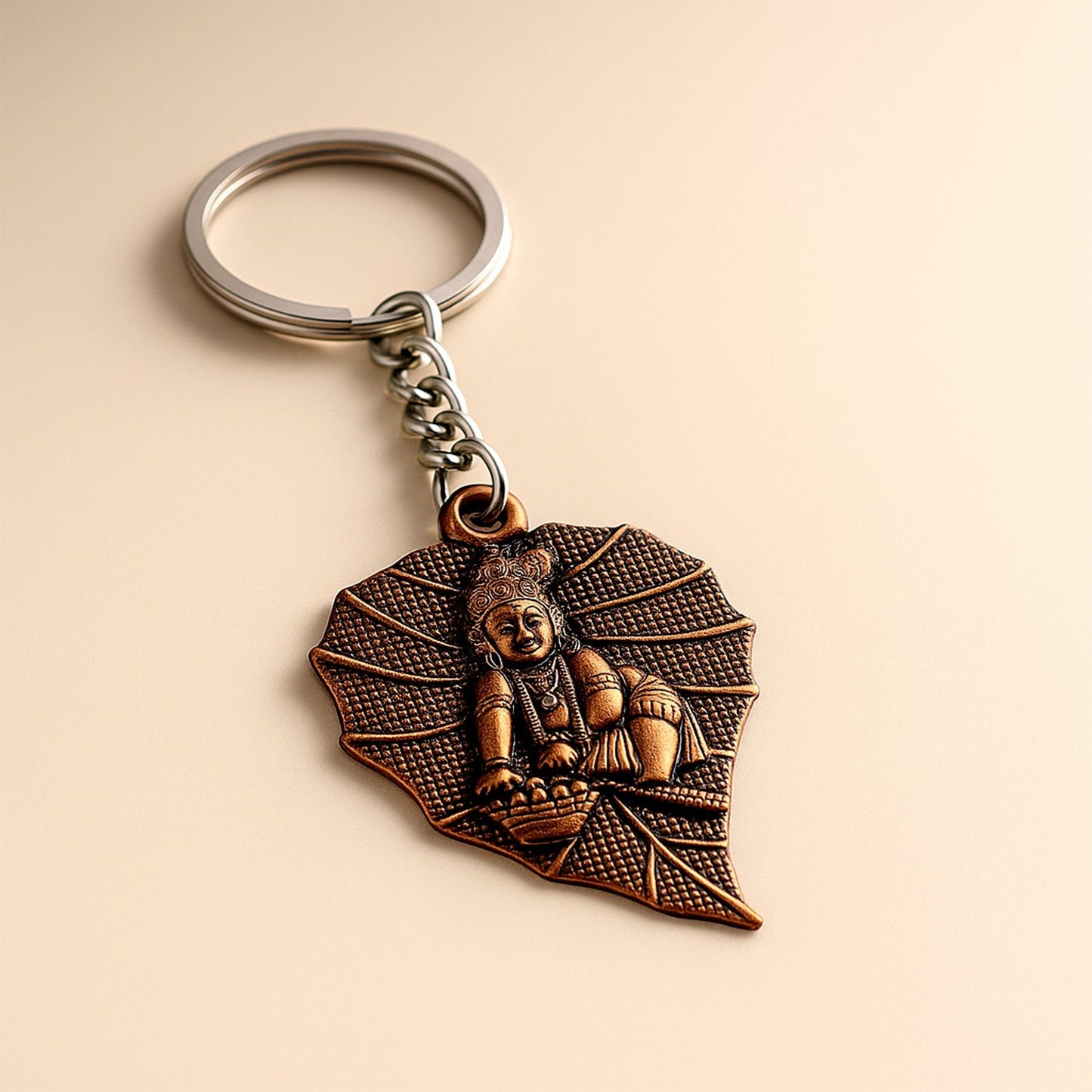Premium Antique-Finish Metal Keychain (1 Pc) The Morsignaturekarts