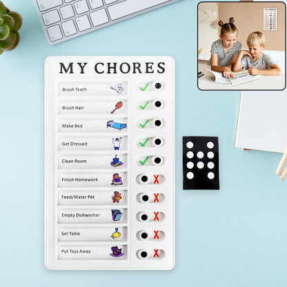 Portable Chores Note Board – Home Management Planning Memo Board (20×12 cm) Your Brand
