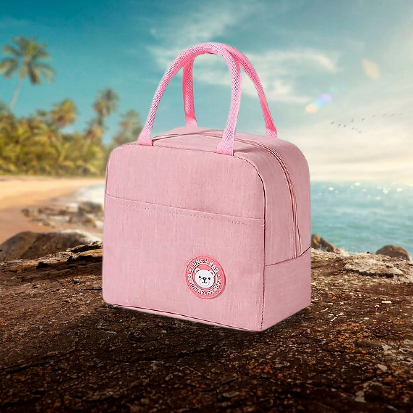 Lunch Box Bag for Women Adult Men, Small Leakproof Cute Lunch Boxes for Work Office Picnic or Travel