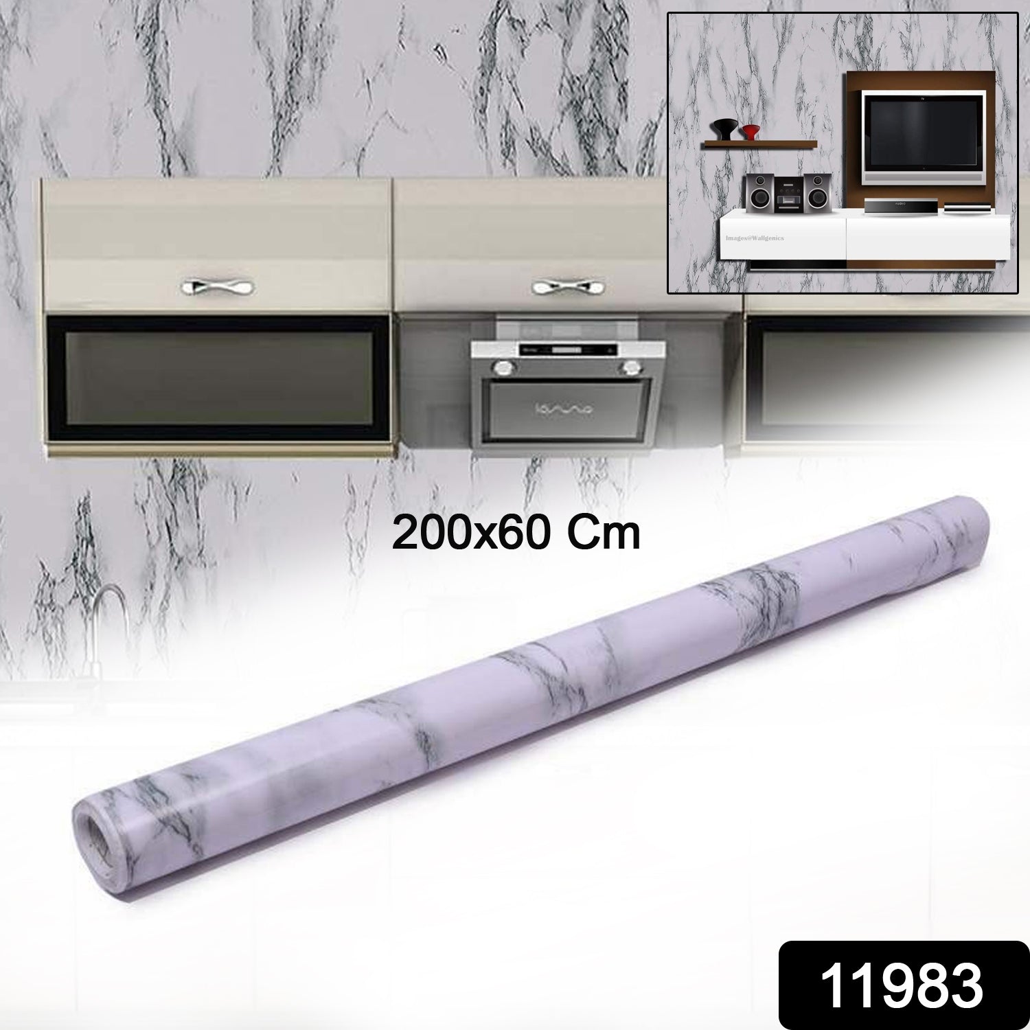 Adhesive Kitchen Wallpaper (2m x 60 Cm) Signature kart