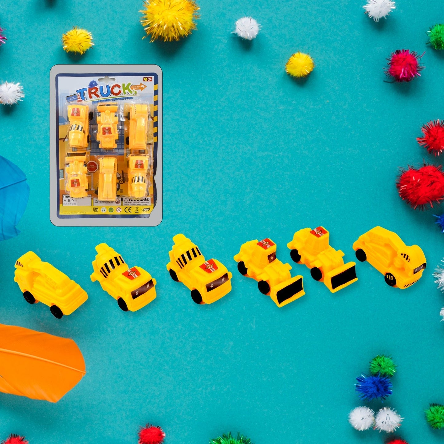 Engineering Construction Vehicle Toy Set for Kids (6 Pcs Set) signaturekarts