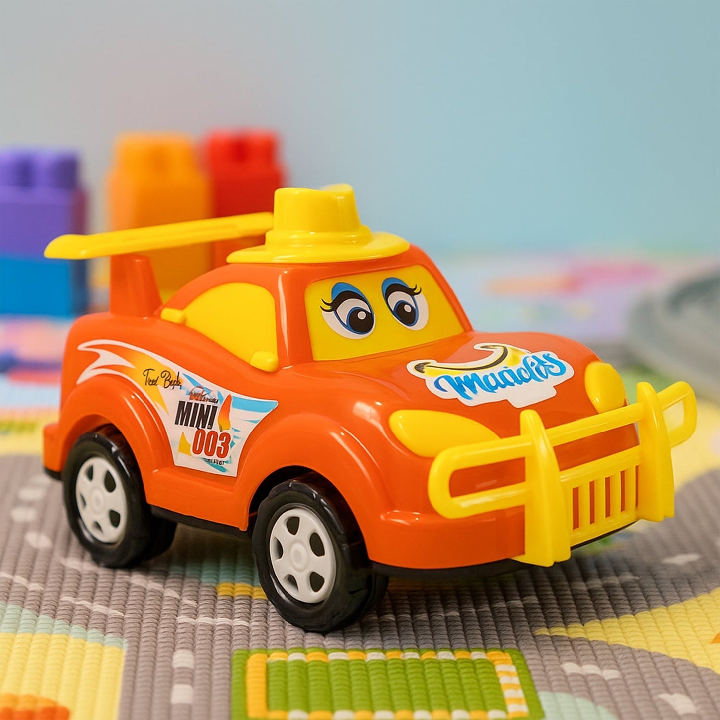Funwoods Friction-Powered Cartoon Racing Car Toy - (1 Pc) signaturekarts