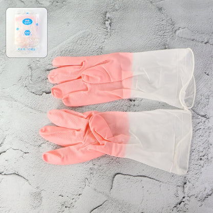 Large Size Reusable Household Cleaning Gloves - (1 Pair) signaturekarts