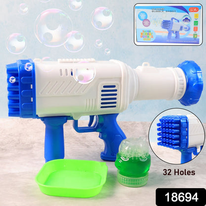 32 Holes Big Powerful Machine Bubble Gun Toys (1 Set) Signaturekarts