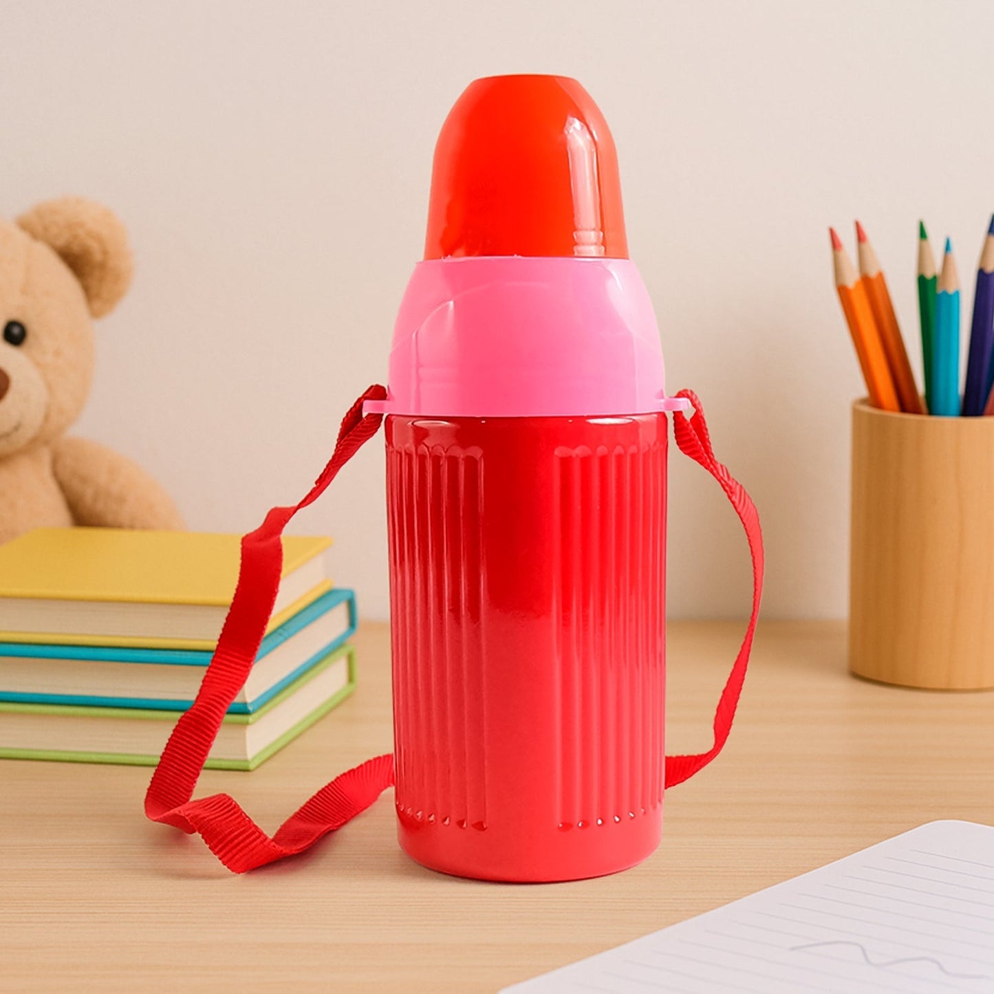 500ML Kids Insulated Plastic Water Bottle (1 Pc) Signature Kart