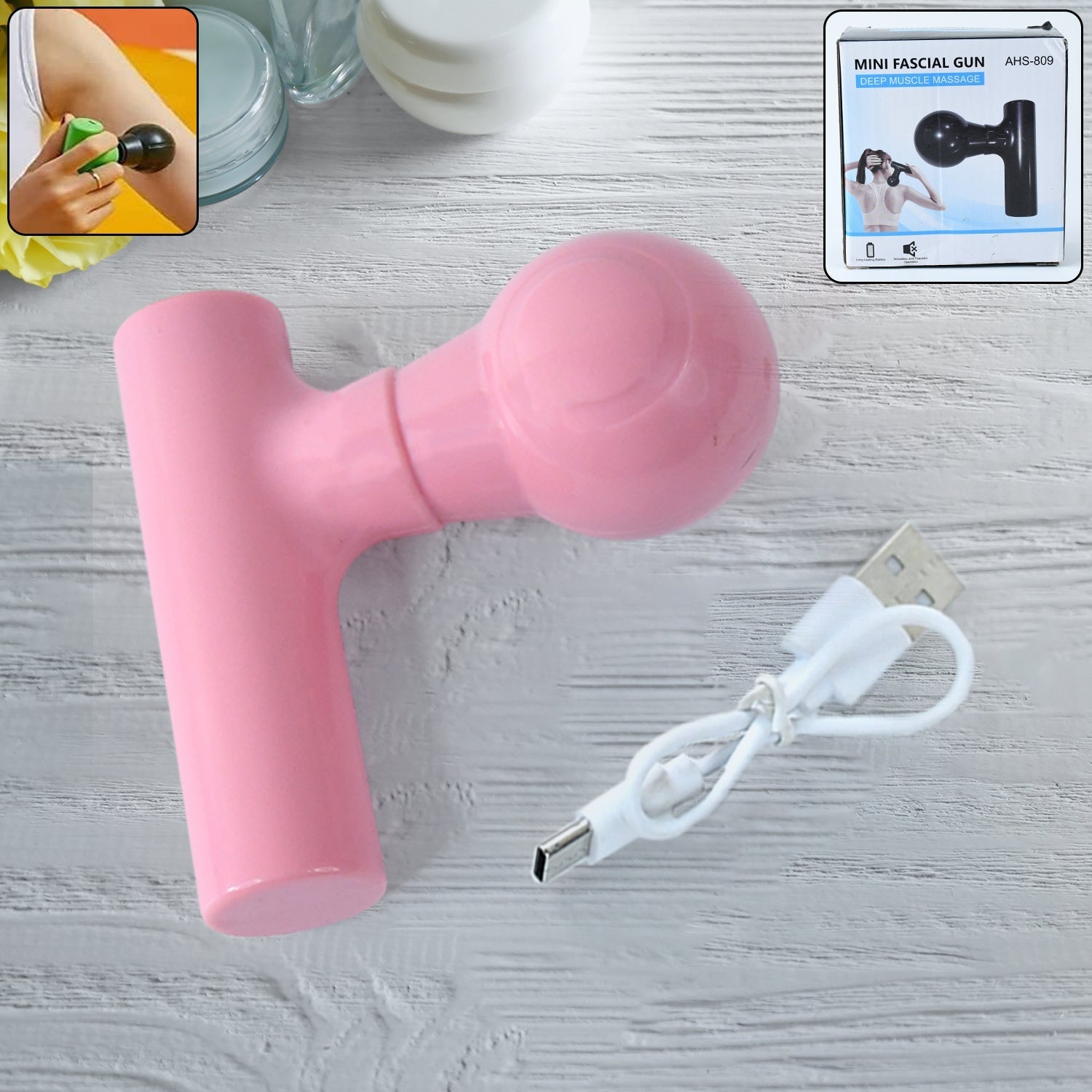 Black Mini Pocket Size Massager Signaturekarts