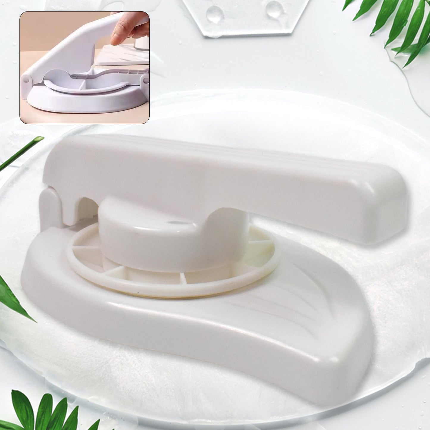 Plastic Puri Press Maker (1 Pc): Easy Chapati Roti Press (Kitchen) signaturekarts
