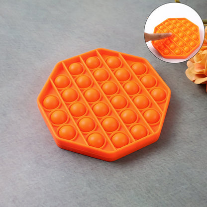 Premium Hexagon Shape Silicone Pop It Fidget Toy (1 Pc) signaturekarts