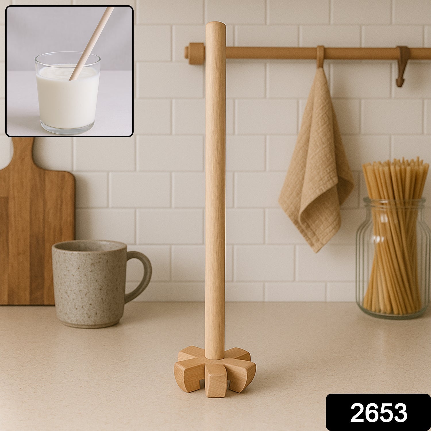 Wooden blender for all kitchen purposes. Your Brand