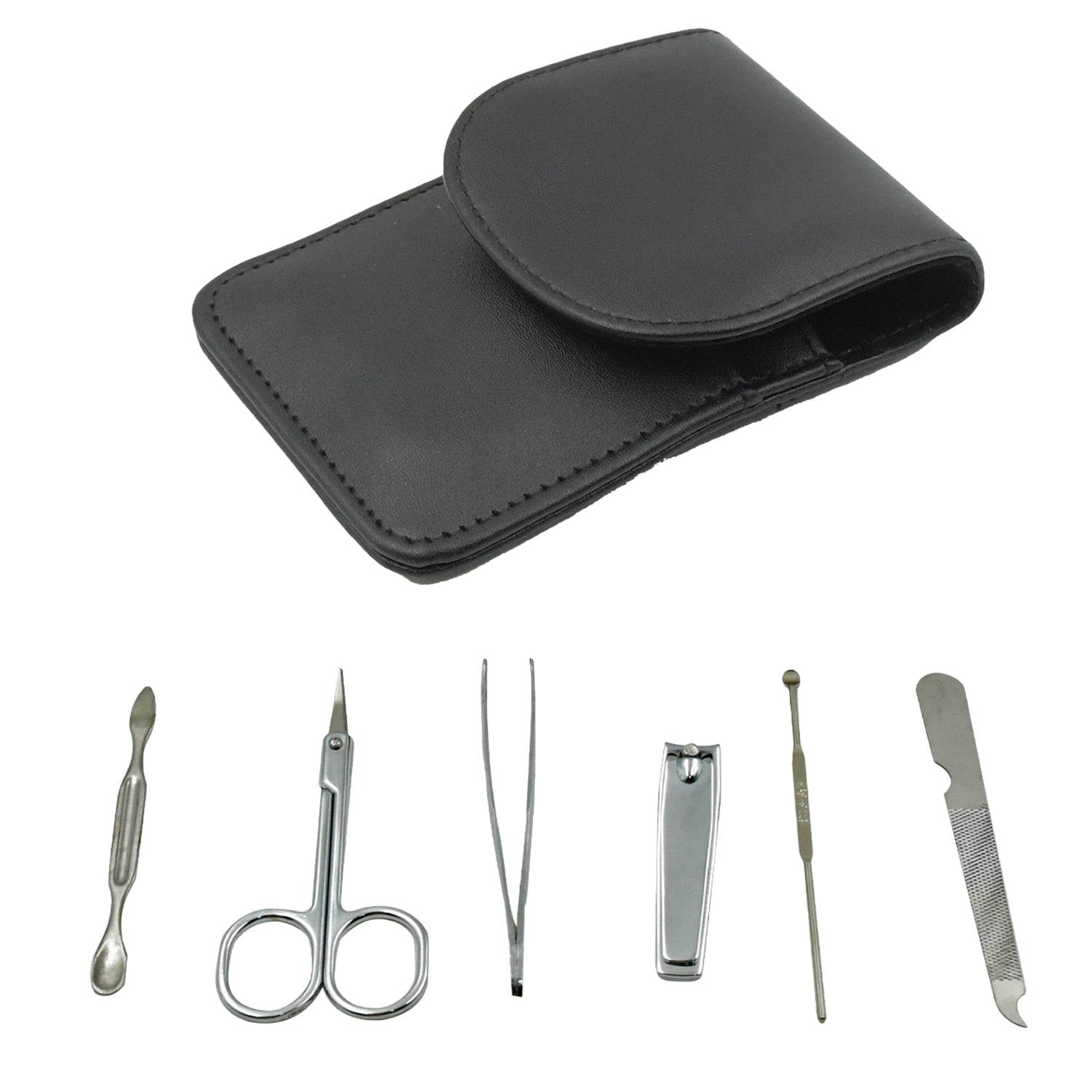 6-in-1 Professional Nail Care Kit: Clippers, Scissors & More Nail (Travel or Home) signaturekarts
