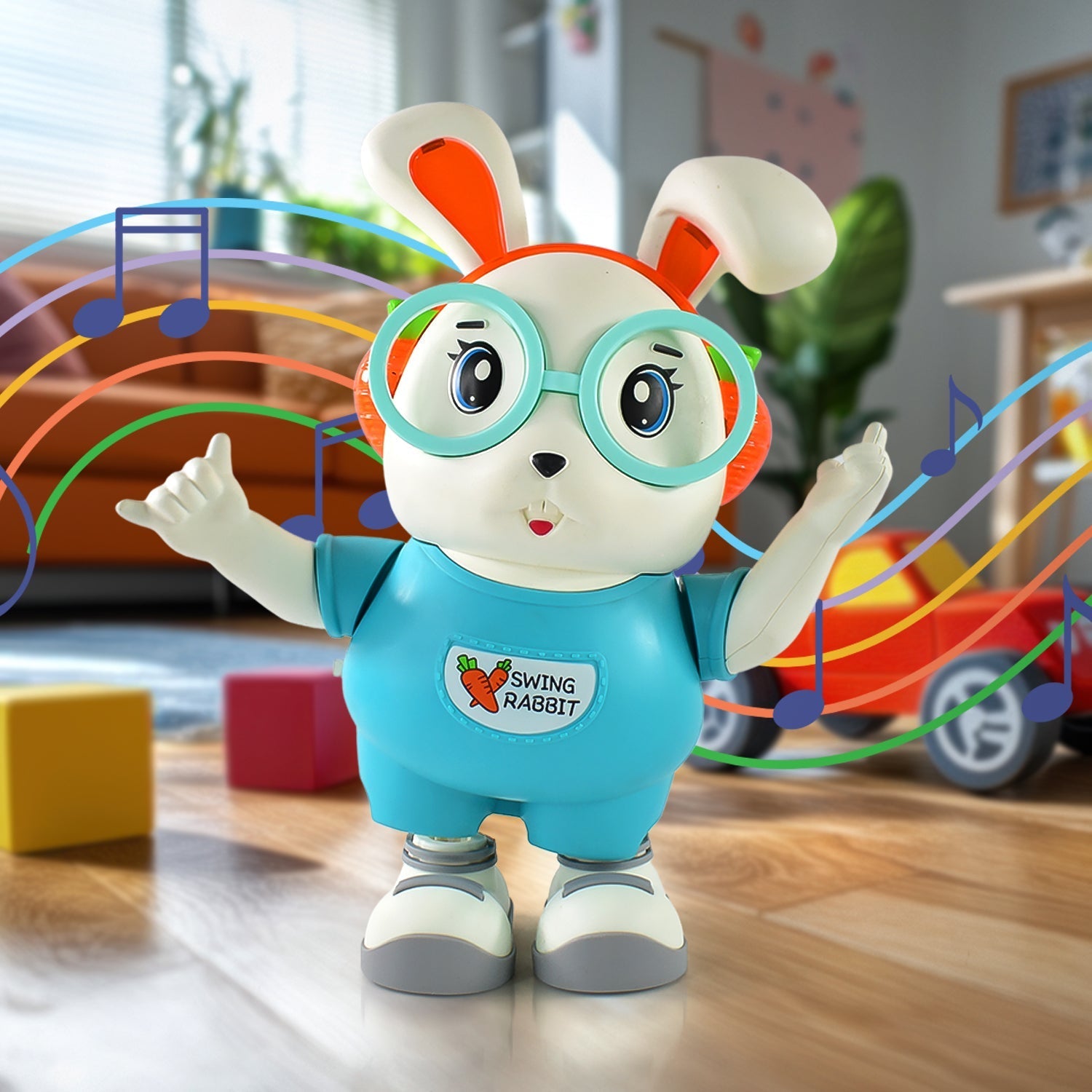 Electroplay Swing Rabbit Musical Dancing Toy(1 Pc / Battery Not Included) Signature kart