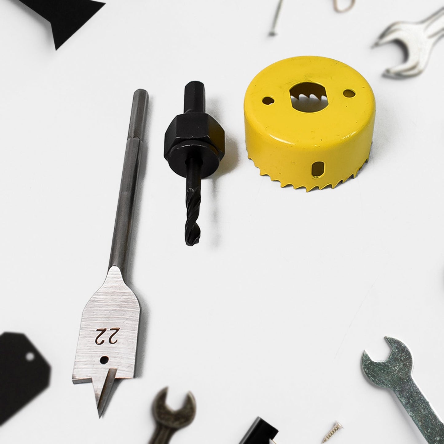Door Lock Installation (22mmx150mm) Hole Saw Kit (1 Set) signaturekarts