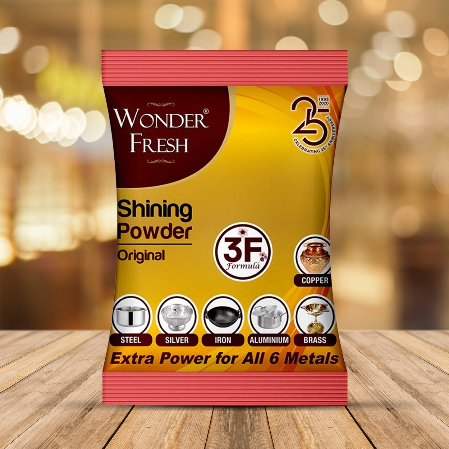 Shining Powder Cleans Polishes Copper Brass Silver Aluminum Iron Steel Removes 200 GM signaturekarts
