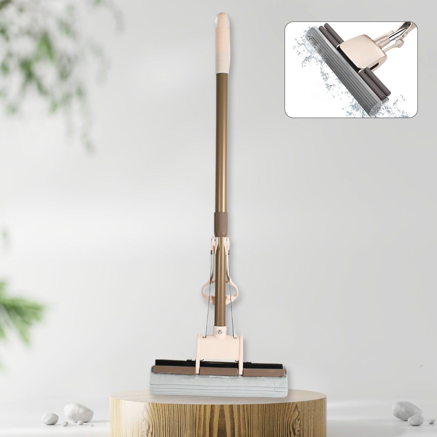 Sponge Mop Super absorbent Sponge-head-self-cleaning miracle-mop signaturekarts