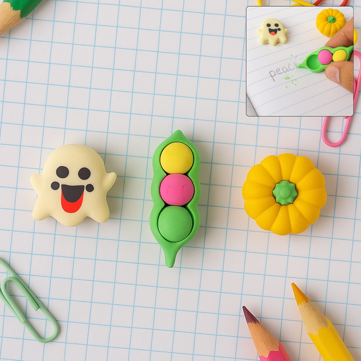 Cute Cartoon Eraser - (1 Pc / Mix Design) signaturekarts